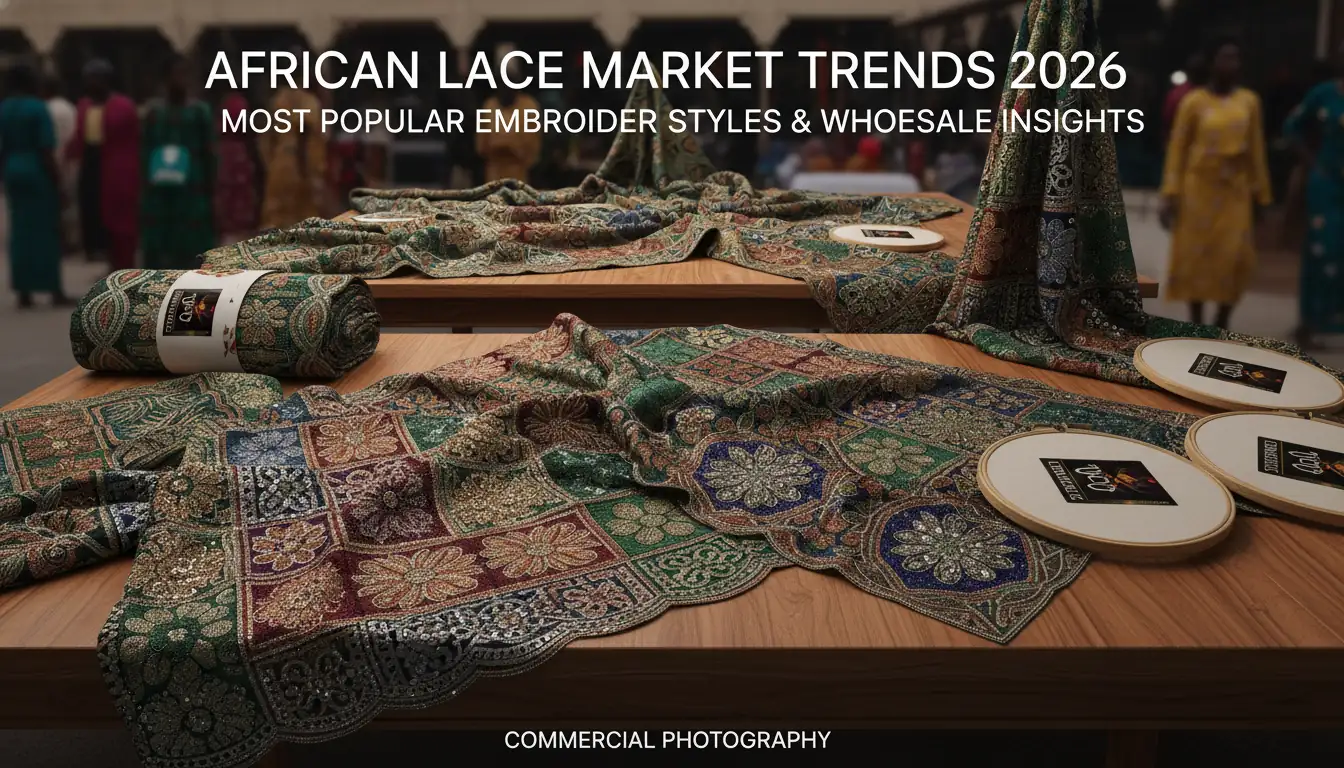 African Lace Market Trends 2026: Most Popular Embroidery Styles and Wholesale Insights