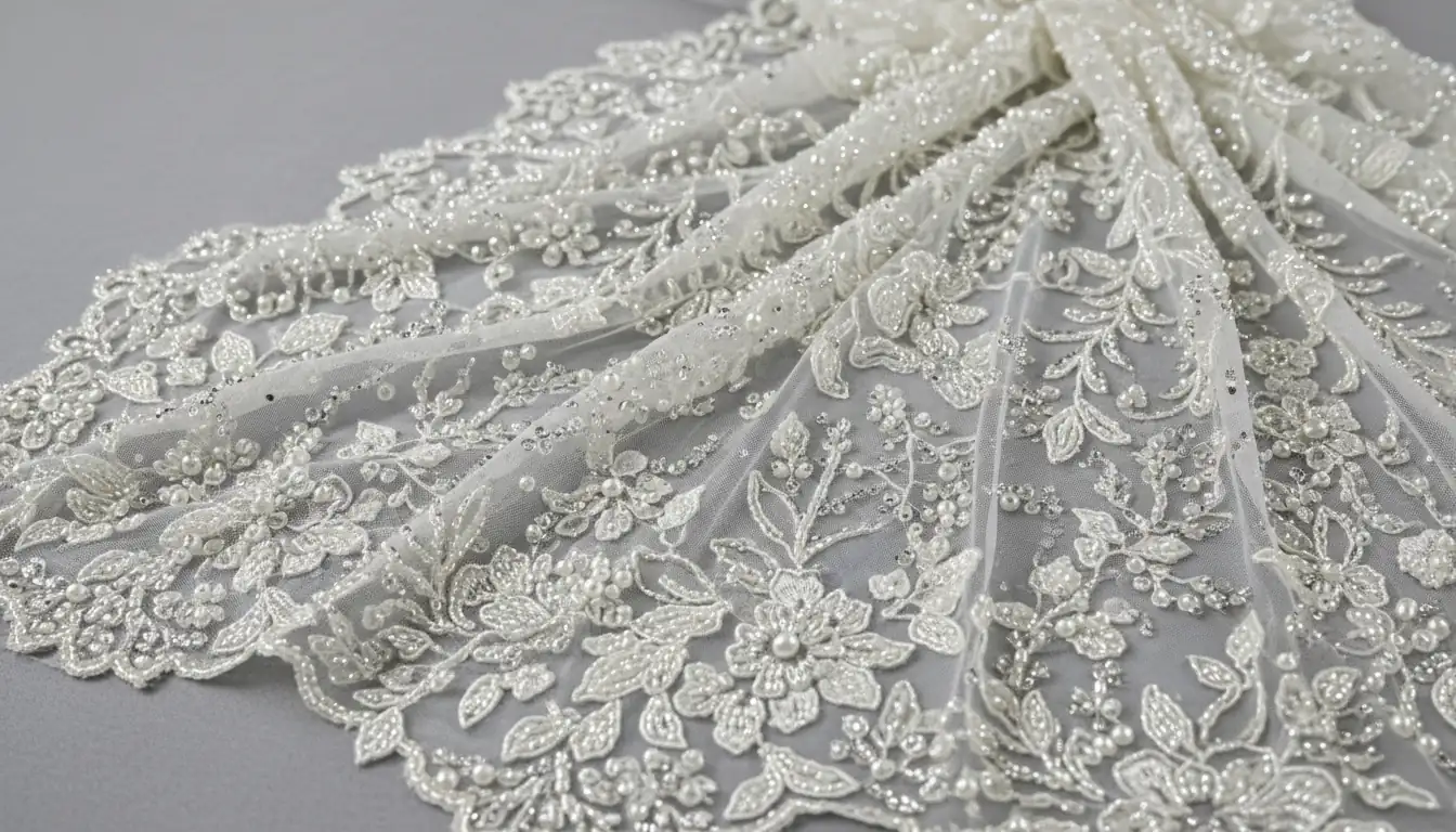 Illustration for Beaded Lace vs Corded Lace - Shaoxing Yituo Lace Insights