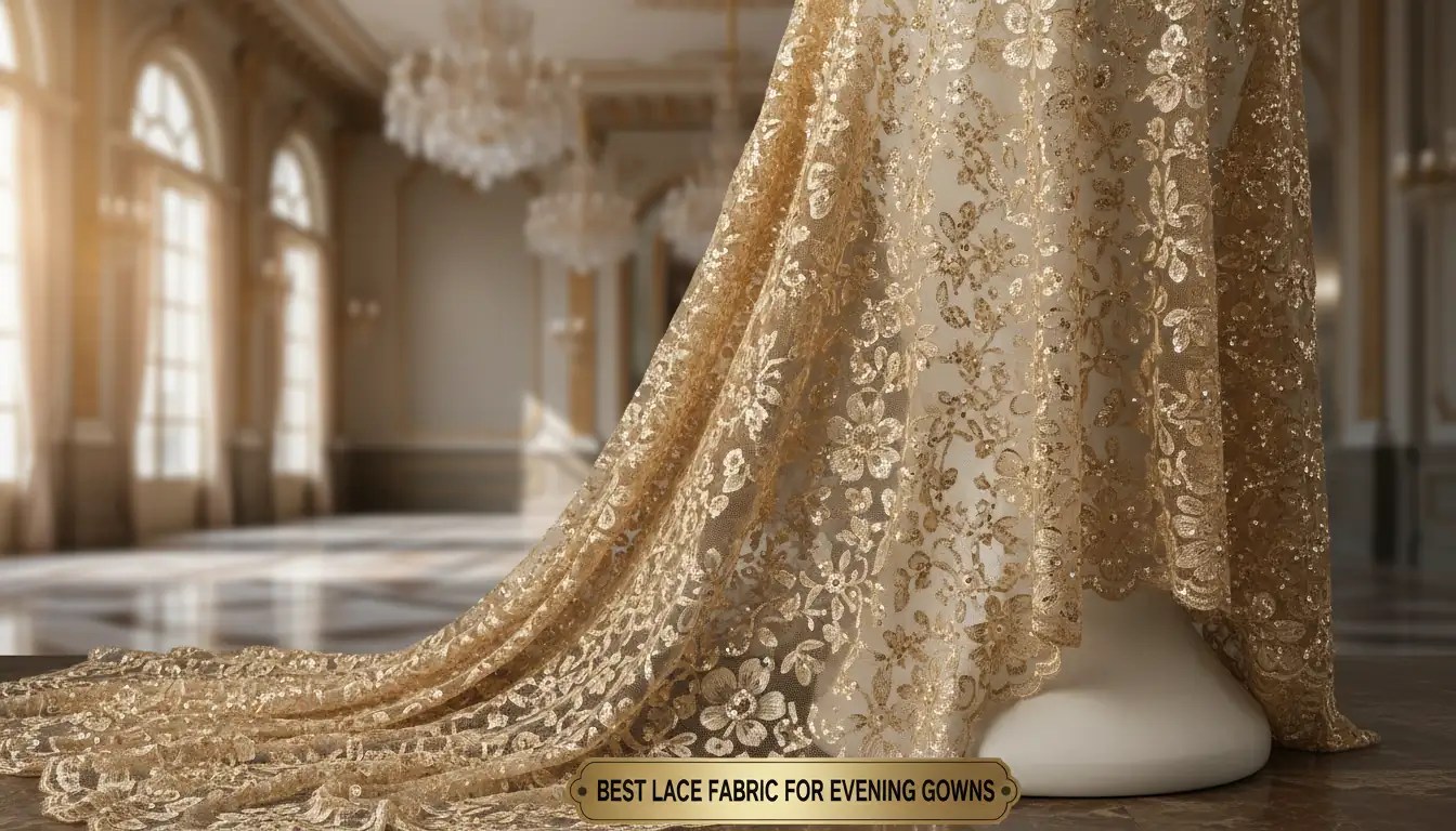 Illustration for Best Lace Fabric For Evening Gowns - Shaoxing Yituo Lace Insights