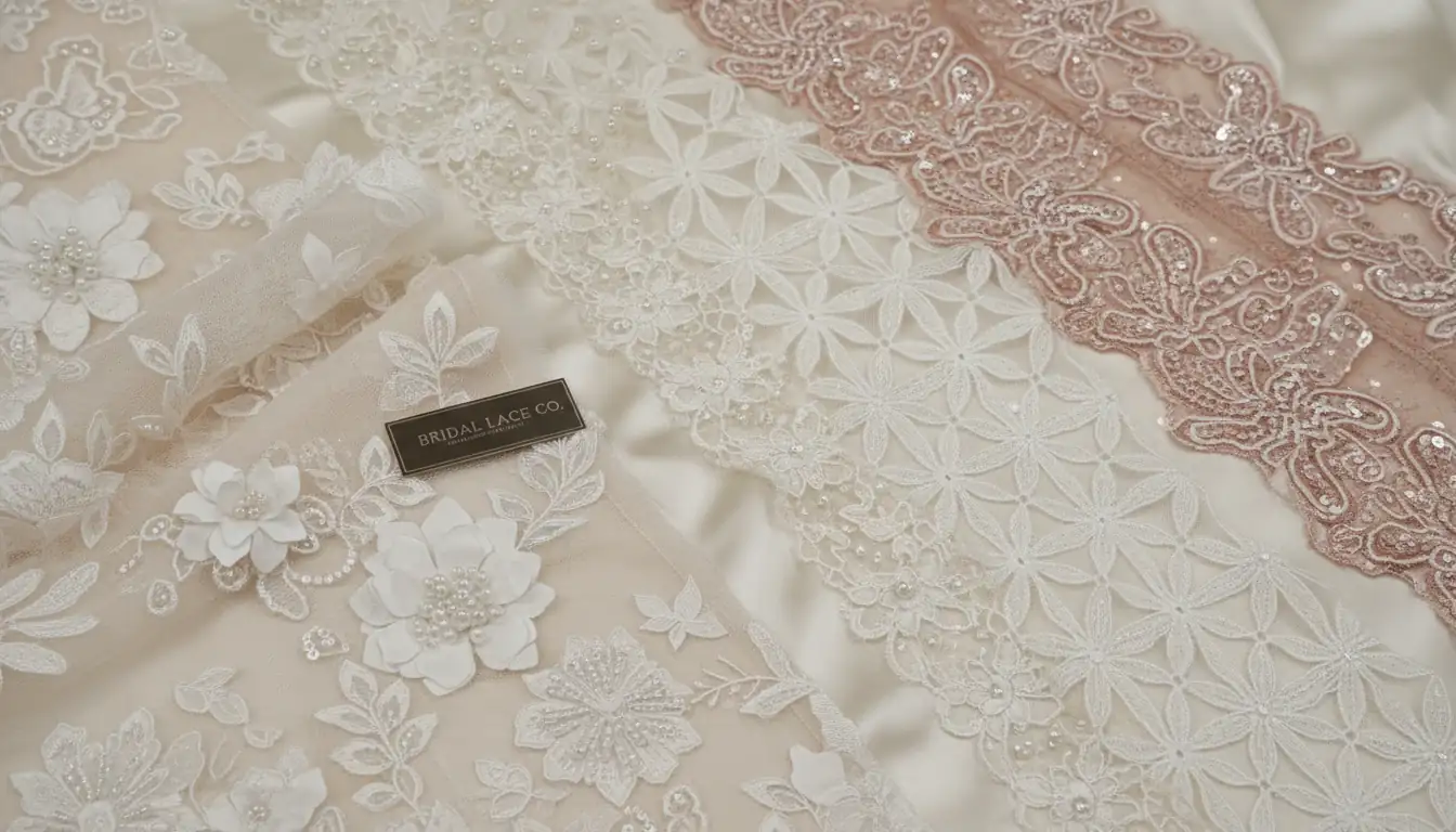 Illustration for Bridal Lace Fabric Trends - Shaoxing Yituo Lace Insights