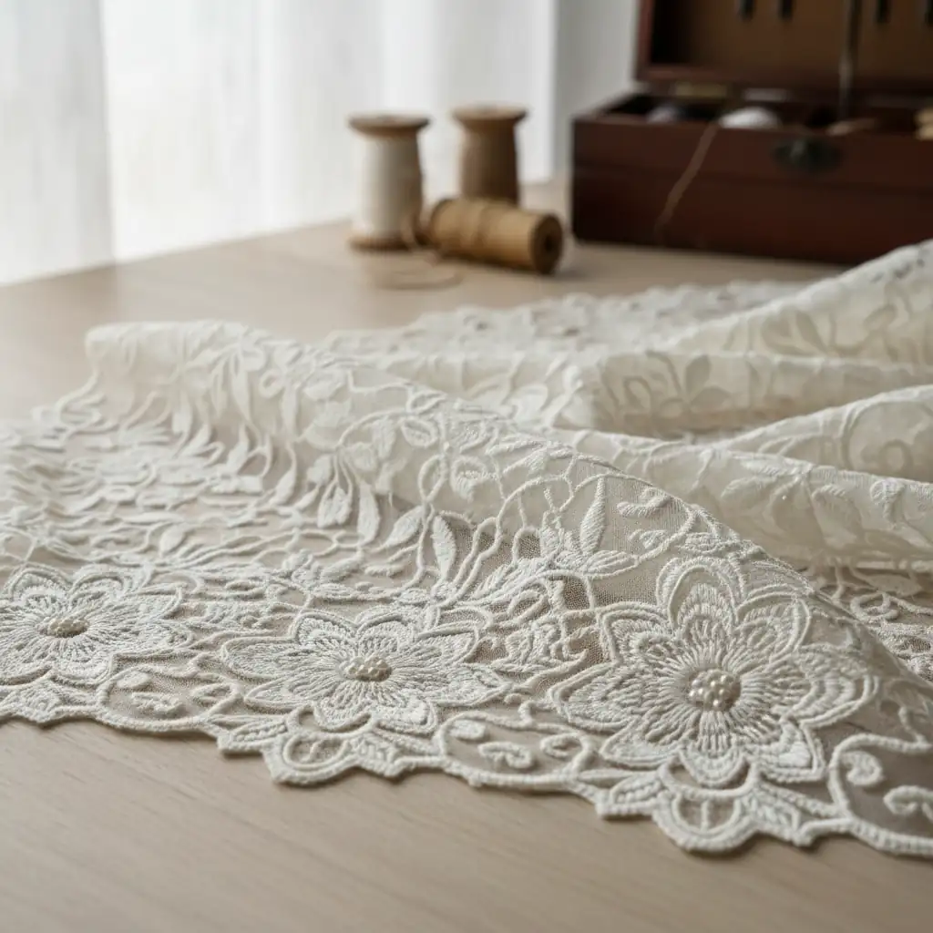 Cotton Embroidery Lace Trim Wholesale