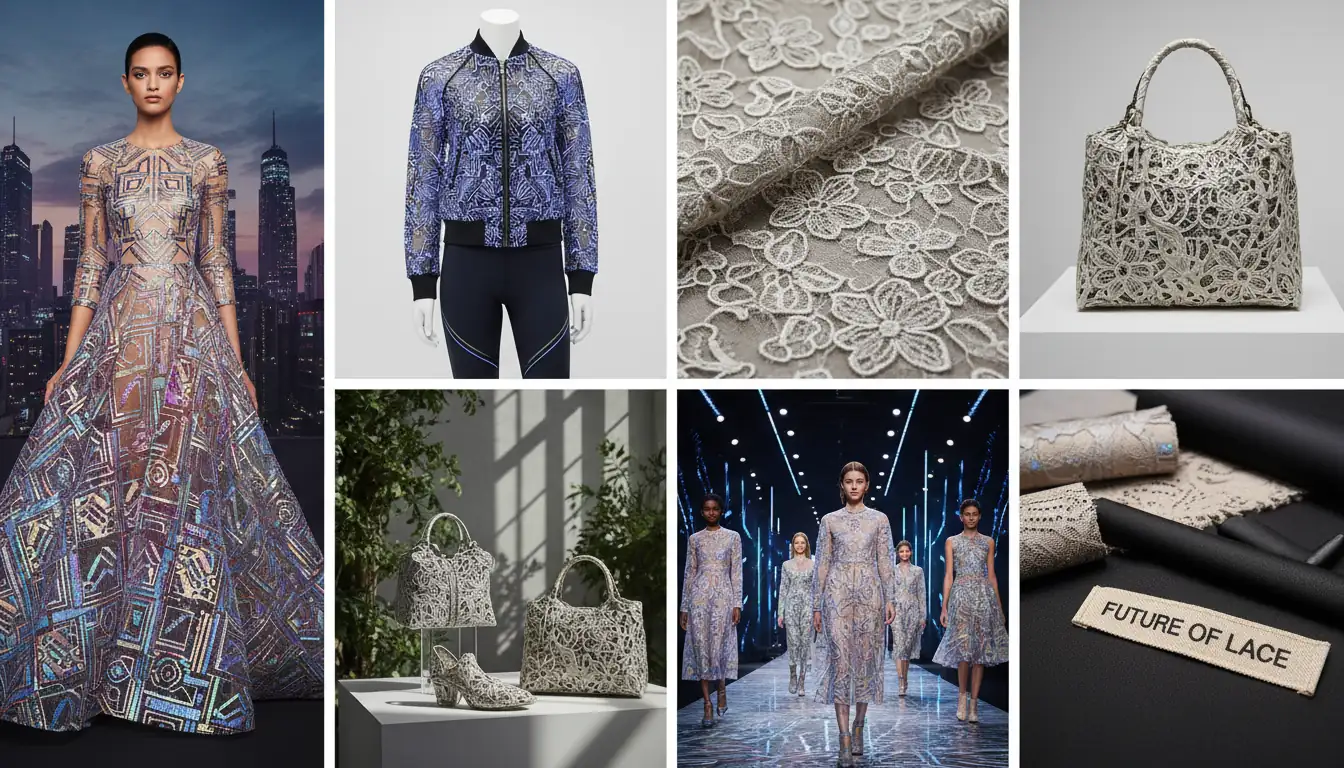 Illustration for Future Of Lace Fabric In Fashion - Shaoxing Yituo Lace Insights