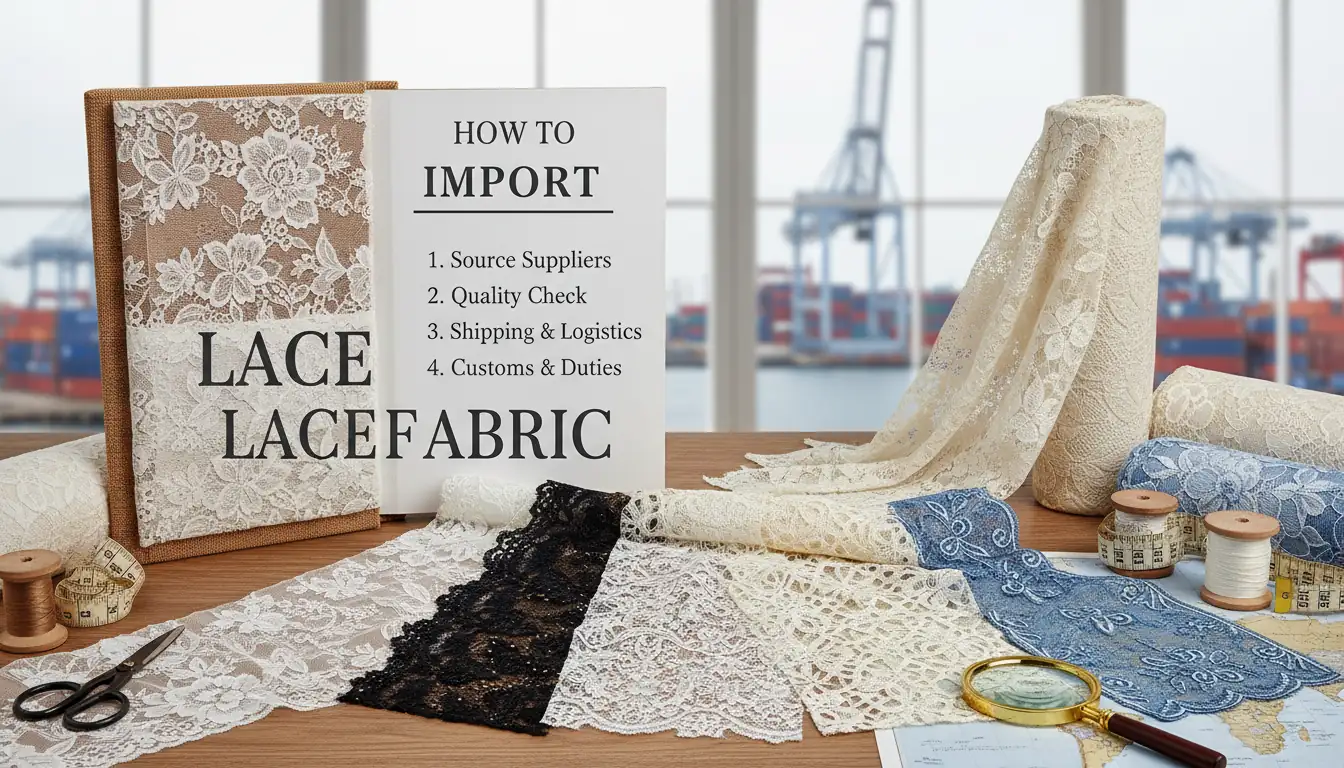 Illustration for How To Import Lace Fabric - Shaoxing Yituo Lace Insights