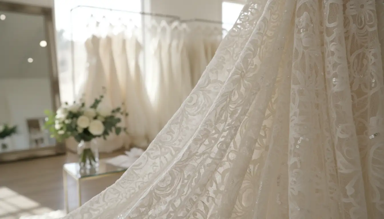 Illustration for Lace Fabric In Bridal Fashion Industry - Shaoxing Yituo Lace Insights