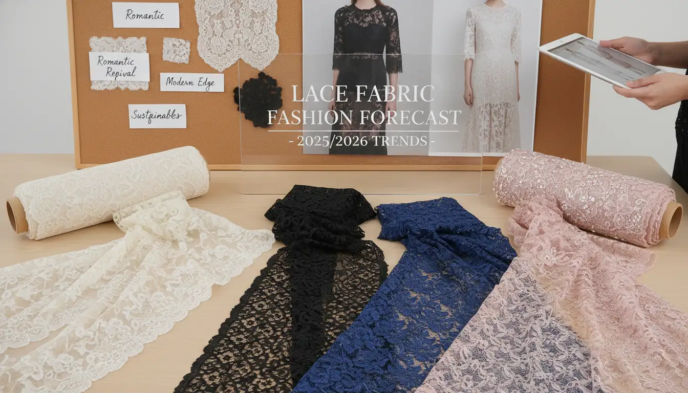 Illustration for Lace Fabric Fashion Forecast - Shaoxing Yituo Lace Insights