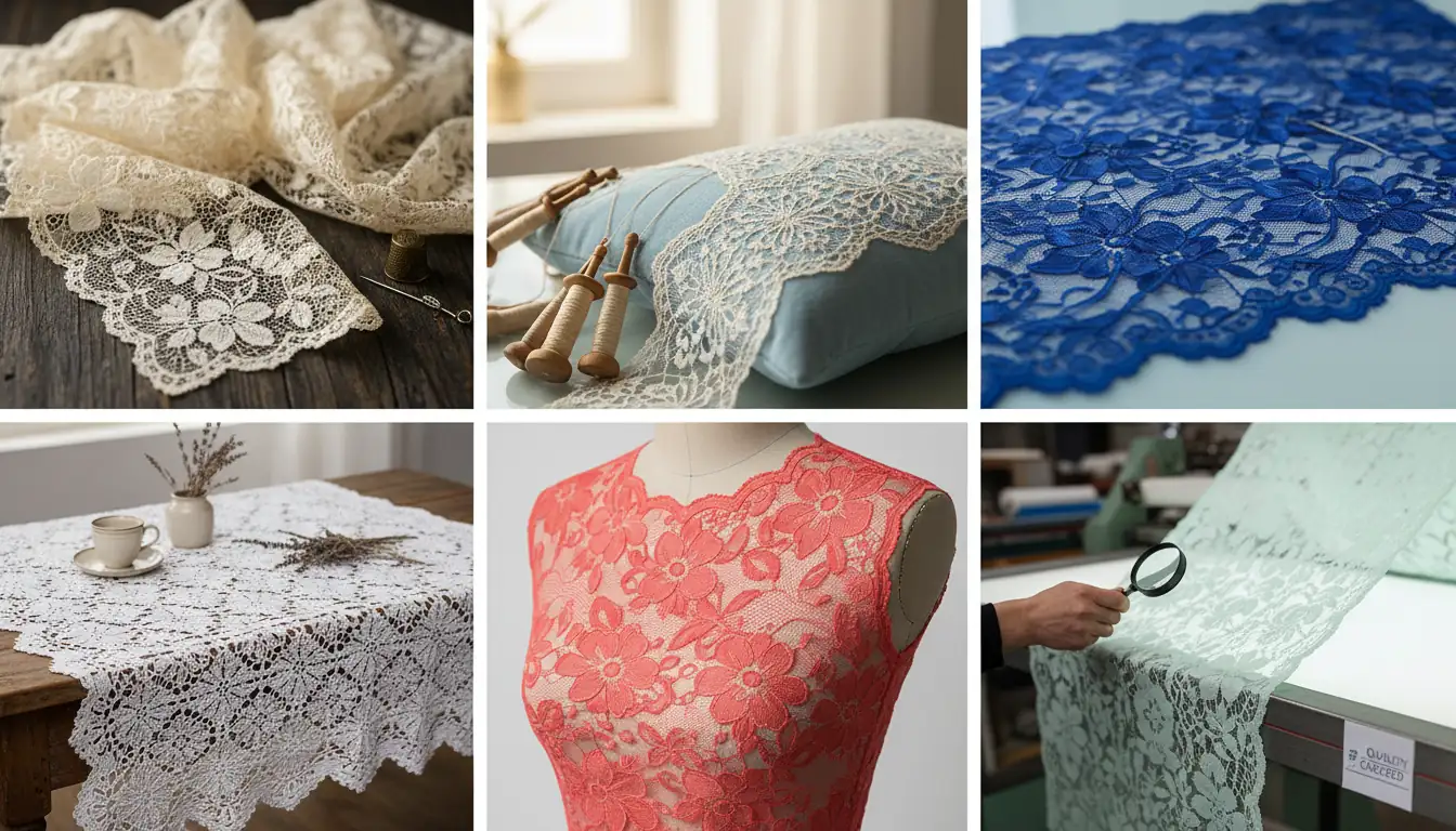 Illustration for How Lace Fabric Is Made - Shaoxing Yituo Lace Insights