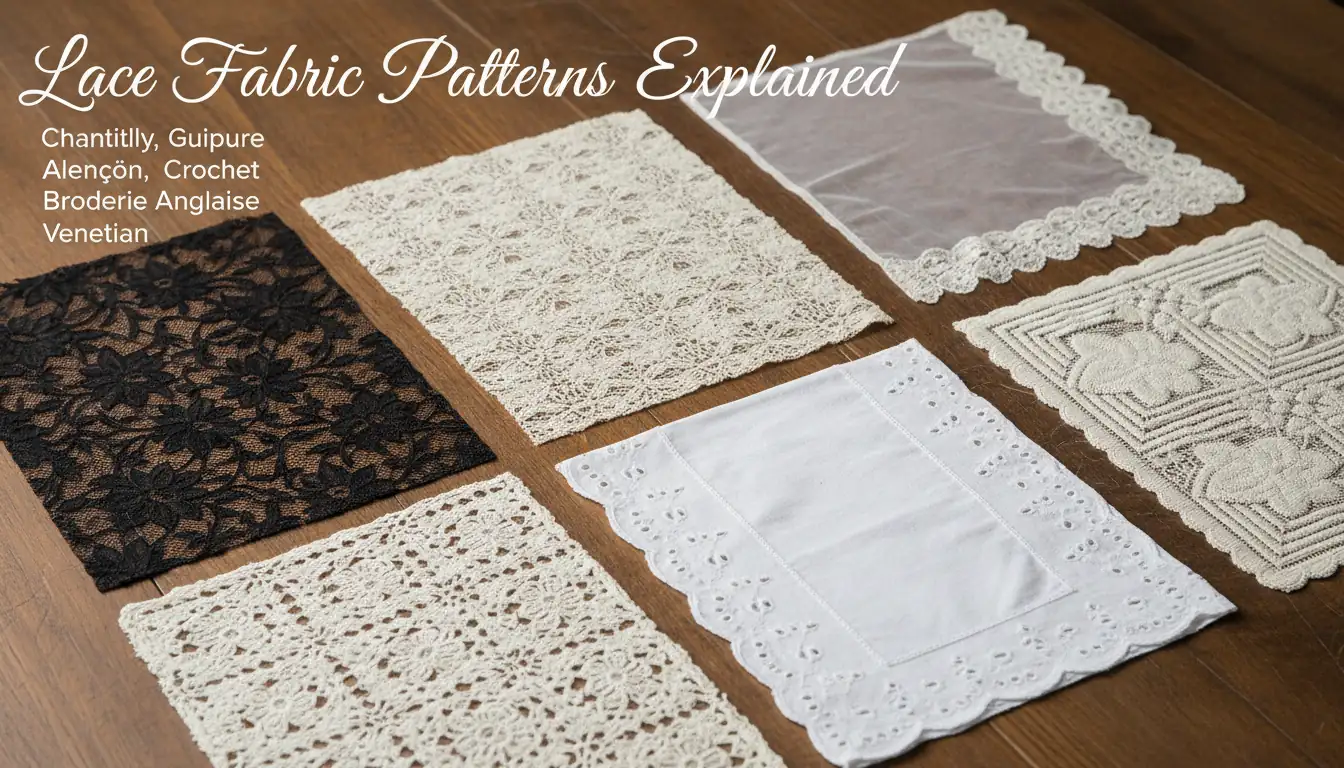 Illustration for Lace Fabric Patterns Explained - Shaoxing Yituo Lace Insights
