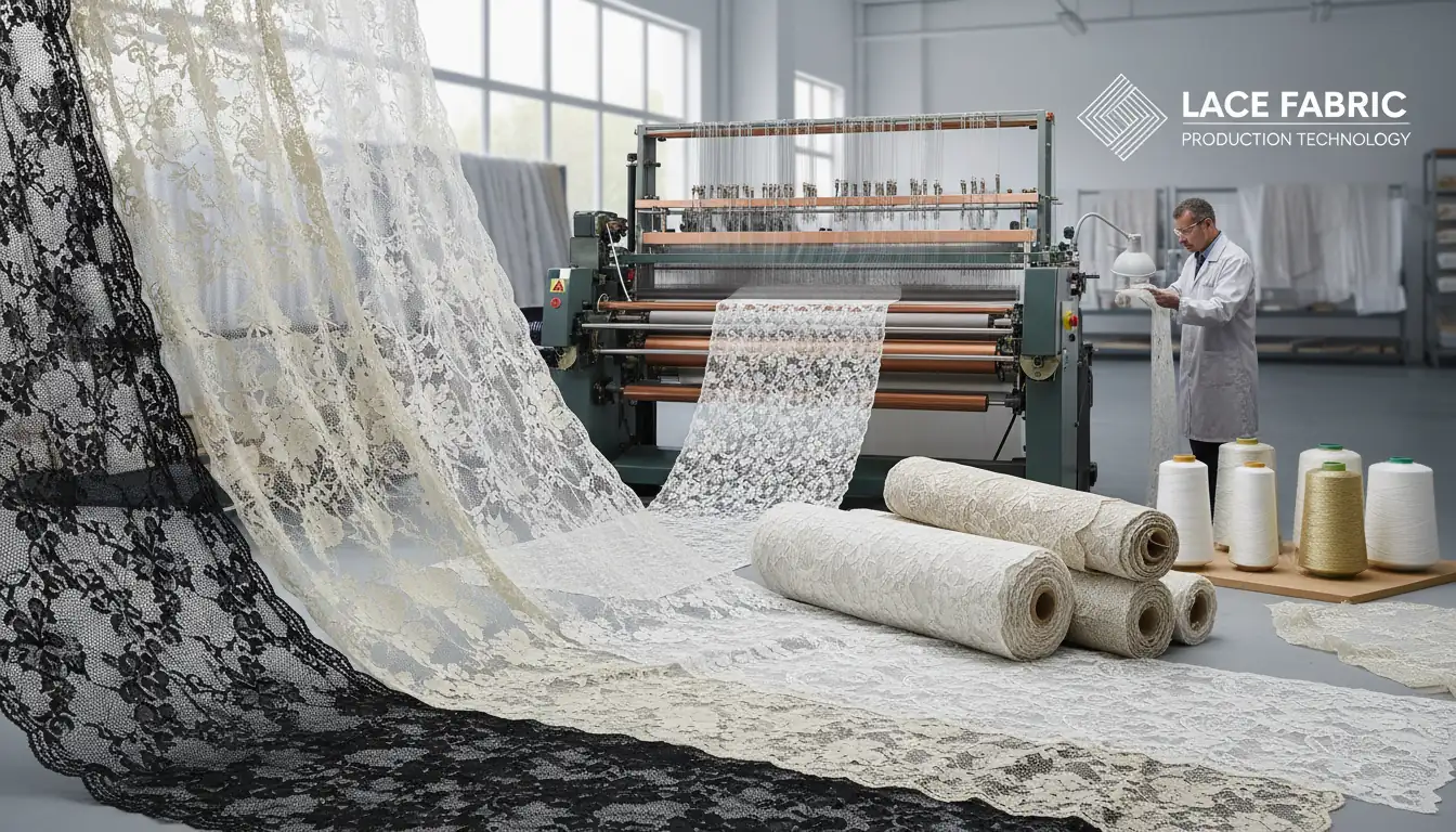 Illustration for Lace Fabric Production Technology - Shaoxing Yituo Lace Insights
