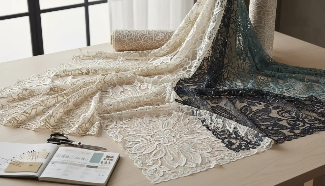 Illustration for Modern Lace Fabric Designs - Shaoxing Yituo Lace Insights