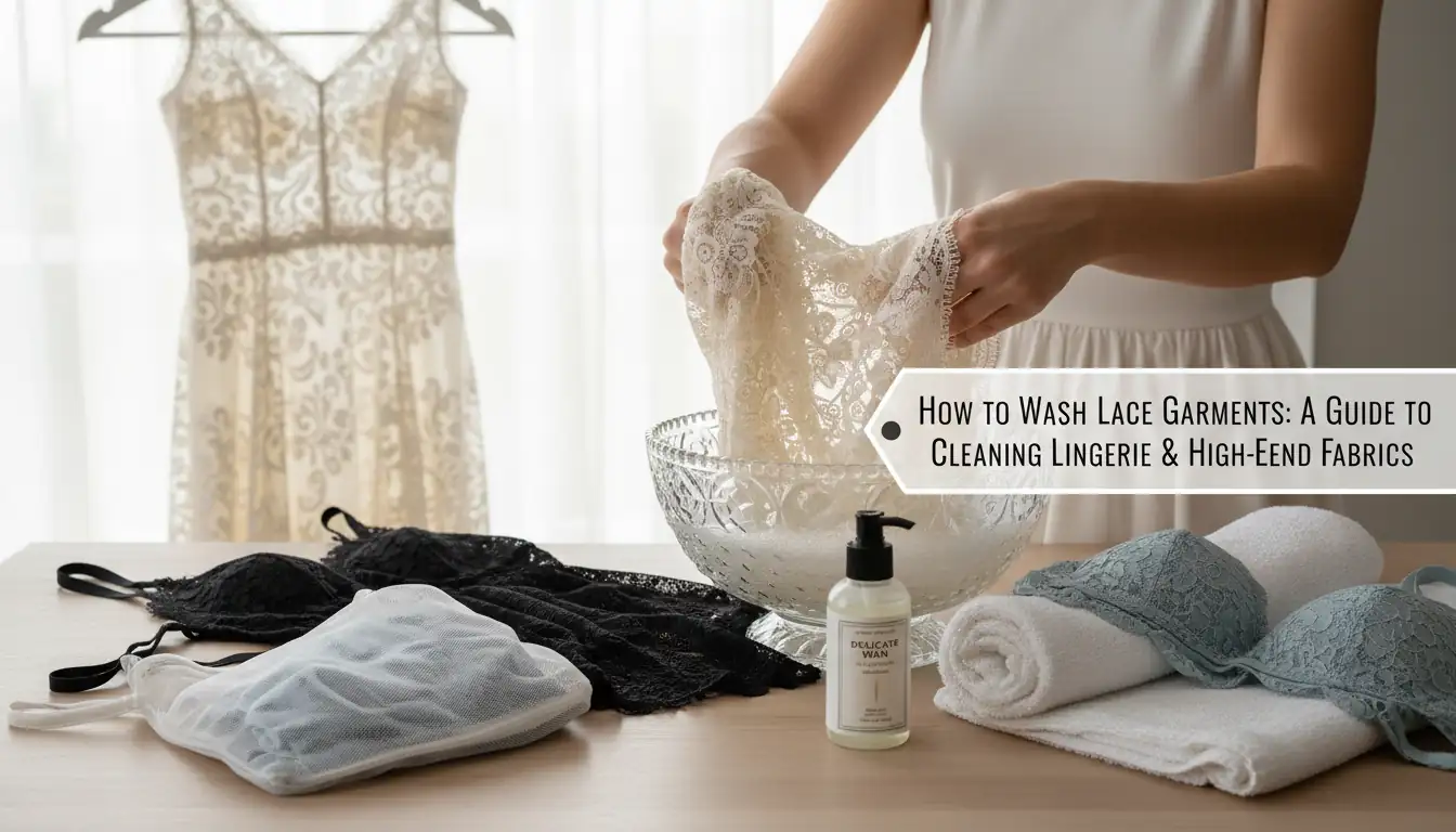 Illustration for How to Wash Lace Garments? A Guide to Cleaning Lingerie and High-End Fabrics - Shaoxing Yituo Lace Insights